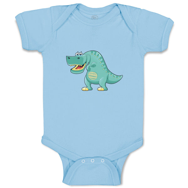 Baby Clothes Dinosaur Large Funny Smiling Dinosaurs Dino Trex Baby Bodysuits