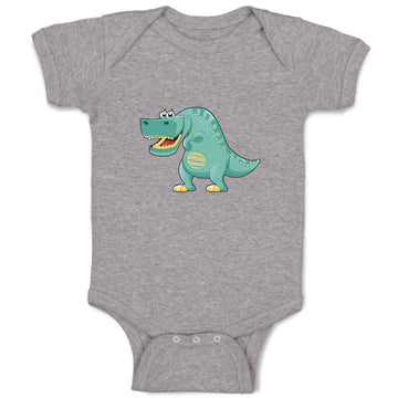 Baby Clothes Dinosaur Large Funny Smiling Dinosaurs Dino Trex Baby Bodysuits