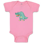 Baby Clothes Dinosaur Large Funny Smiling Dinosaurs Dino Trex Baby Bodysuits