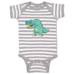 Baby Clothes Dinosaur Large Funny Smiling Dinosaurs Dino Trex Baby Bodysuits