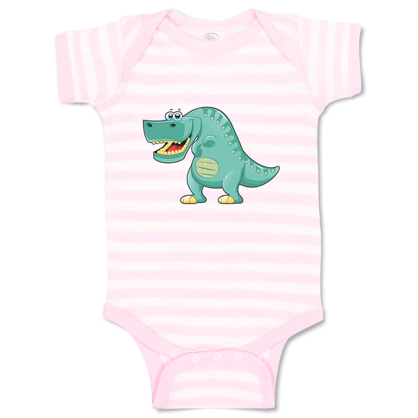 Baby Clothes Dinosaur Large Funny Smiling Dinosaurs Dino Trex Baby Bodysuits