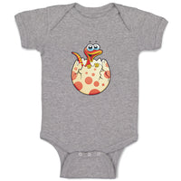 Baby Clothes Dinosaur Newborn in Eggshell Dinosaurs Dino Trex Baby Bodysuits