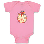 Baby Clothes Dinosaur Newborn in Eggshell Dinosaurs Dino Trex Baby Bodysuits