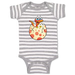 Baby Clothes Dinosaur Newborn in Eggshell Dinosaurs Dino Trex Baby Bodysuits