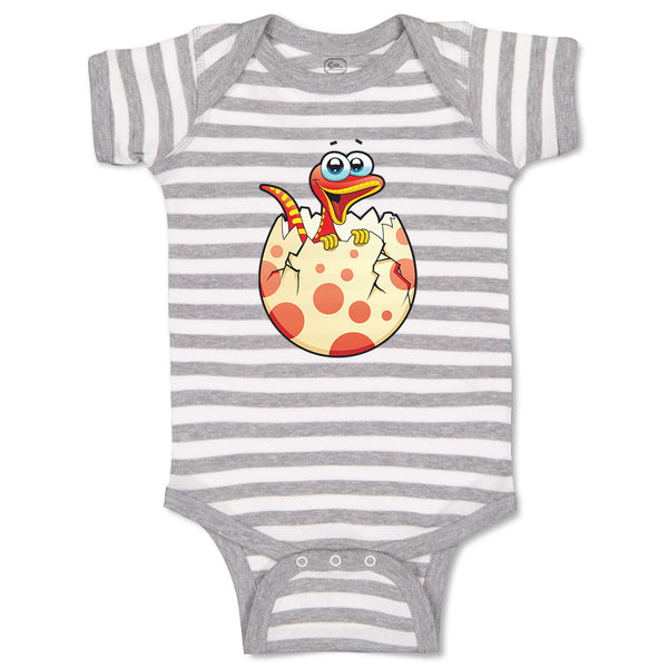 Baby Clothes Dinosaur Newborn in Eggshell Dinosaurs Dino Trex Baby Bodysuits
