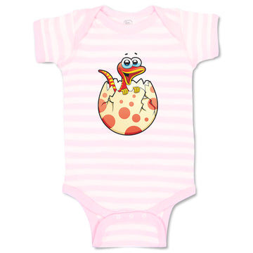 Baby Clothes Dinosaur Newborn in Eggshell Dinosaurs Dino Trex Baby Bodysuits