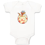 Baby Clothes Dinosaur Newborn in Eggshell Dinosaurs Dino Trex Baby Bodysuits
