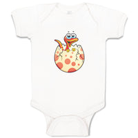 Baby Clothes Dinosaur Newborn in Eggshell Dinosaurs Dino Trex Baby Bodysuits