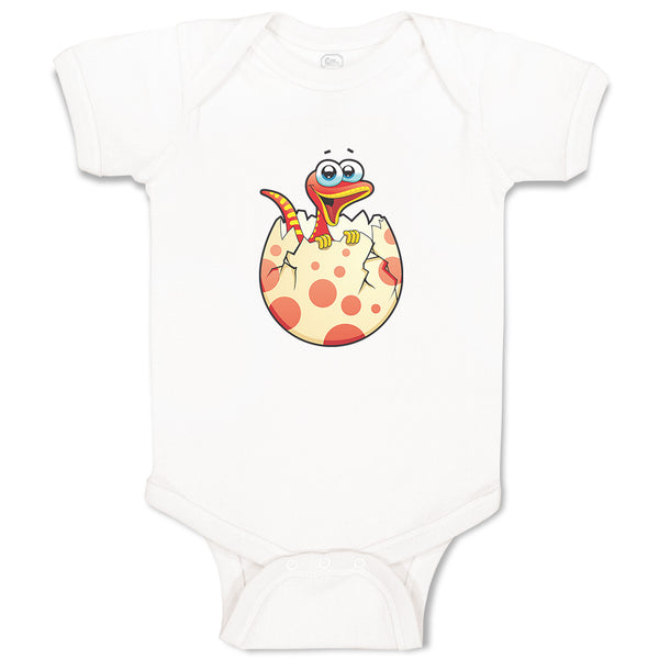 Baby Clothes Dinosaur Newborn in Eggshell Dinosaurs Dino Trex Baby Bodysuits