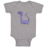 Baby Clothes Dinosaur Big Purple Dinosaurs Dino Trex Baby Bodysuits Cotton