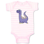 Baby Clothes Dinosaur Big Purple Dinosaurs Dino Trex Baby Bodysuits Cotton