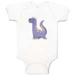 Baby Clothes Dinosaur Big Purple Dinosaurs Dino Trex Baby Bodysuits Cotton