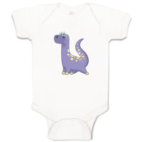 Baby Clothes Dinosaur Big Purple Dinosaurs Dino Trex Baby Bodysuits Cotton