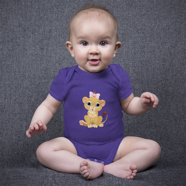 Baby Lion Girl Safari