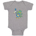 Baby Clothes Peacock Walking Animals Baby Bodysuits Boy & Girl Cotton