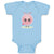 Baby Clothes Pig Facing Straight Farm Baby Bodysuits Boy & Girl Cotton