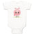 Baby Clothes Pig Facing Straight Farm Baby Bodysuits Boy & Girl Cotton