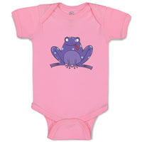 Baby Clothes Blue Frog Funny Baby Bodysuits Boy & Girl Newborn Clothes Cotton