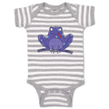 Baby Clothes Blue Frog Funny Baby Bodysuits Boy & Girl Newborn Clothes Cotton