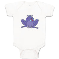 Baby Clothes Blue Frog Funny Baby Bodysuits Boy & Girl Newborn Clothes Cotton