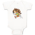 Baby Clothes Lion Running in Sport Suit Animals Zoo Funny Baby Bodysuits Cotton