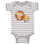 Baby Clothes Lion with Big Eyes Animals Safari Baby Bodysuits Boy & Girl Cotton