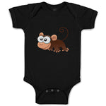 Baby Clothes Monkey Funny Animals Safari Baby Bodysuits Boy & Girl Cotton