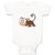 Baby Clothes Monkey Funny Animals Safari Baby Bodysuits Boy & Girl Cotton