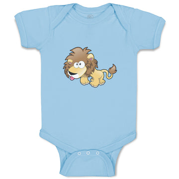Baby Clothes Lion Cartoon Animals Style B Zoo Funny Baby Bodysuits Cotton