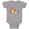 Baby Clothes Lion Cartoon Animals Style B Zoo Funny Baby Bodysuits Cotton