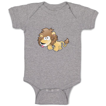 Baby Clothes Lion Cartoon Animals Style B Zoo Funny Baby Bodysuits Cotton
