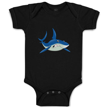 Baby Clothes Shark Angry Funny Ocean Sea Life Baby Bodysuits Boy & Girl Cotton