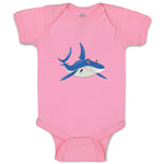 Baby Clothes Shark Angry Funny Ocean Sea Life Baby Bodysuits Boy & Girl Cotton