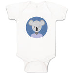 Baby Clothes Head in Circle Koala Animals Funny Humor Baby Bodysuits Cotton