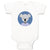 Baby Clothes Head in Circle Koala Animals Funny Humor Baby Bodysuits Cotton