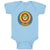 Baby Clothes Head in Circle Lion Animals Safari Baby Bodysuits Boy & Girl Cotton