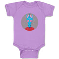 Baby Clothes Head in Circle Unicorn Animals Funny Humor Baby Bodysuits Cotton