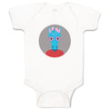 Baby Clothes Head in Circle Unicorn Animals Funny Humor Baby Bodysuits Cotton