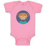Head in Circle Monkey Animals Zoo Funny