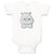 Baby Clothes Unicorn Little Funny Humor Baby Bodysuits Boy & Girl Cotton