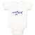 Baby Clothes Shark Blue Animals Ocean Sea Life Baby Bodysuits Boy & Girl Cotton