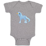 Baby Clothes Unicorn Blue Style B Funny Humor Baby Bodysuits Boy & Girl Cotton