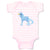 Baby Clothes Unicorn Blue Style B Funny Humor Baby Bodysuits Boy & Girl Cotton