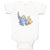 Baby Clothes Dinosaur Blue Facing Right Dinosaurs Dino Trex Baby Bodysuits