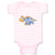 Baby Clothes Dinosaur Blue Facing Left Dinosaurs Dino Trex Baby Bodysuits Cotton
