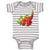 Baby Clothes Dinosaur Red Facing Left Dinosaurs Dino Trex Baby Bodysuits Cotton