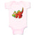 Baby Clothes Dinosaur Red Facing Left Dinosaurs Dino Trex Baby Bodysuits Cotton