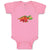 Baby Clothes Dinosaur Red Facing Right Dinosaurs Dino Trex Baby Bodysuits Cotton