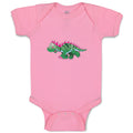 Baby Clothes Dinosaur Green Facing Left Dinosaurs Dino Trex Baby Bodysuits