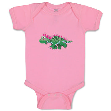 Baby Clothes Dinosaur Green Facing Left Dinosaurs Dino Trex Baby Bodysuits